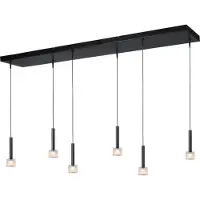 Masterlight Lampe suspendue à 6 lampes Fabro LED - Huile tachetée
