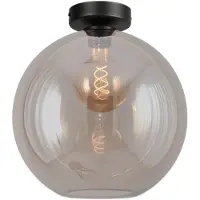 Masterlight Plafonnier Bella 2 avec verre doré Ø 30 cm