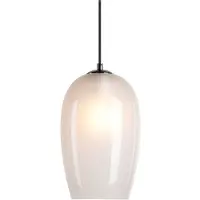 SLV Lampe à suspension en verre Pantilo verre blanc - Ø 18cm