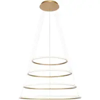Paul Neuhaus Lampe suspendue moderne Tessara laiton