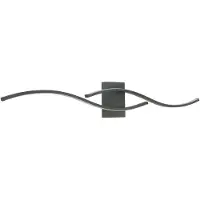 Highlight Applique murale design Onda vague noire