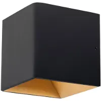 Highlight Spot apparent design Stretto S noir avec or