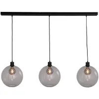 Masterlight Lampe suspendue Lazise 3x Ø 30cm noir