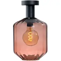 Masterlight Plafonnier - Ø 19cm - Porto avec verre rouge Jagger