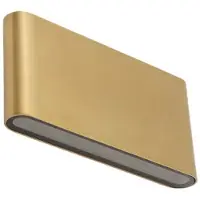 Lyora Applique murale en laiton Semi M LED 17,5 cm
