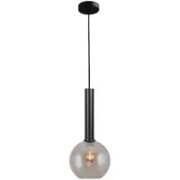 Masterlight Lampe suspendue Ø 20cm Bella 2 Noir avec verre doré