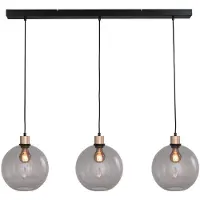 Masterlight Lampe suspendue Lazise 3x Ø 25cm doré