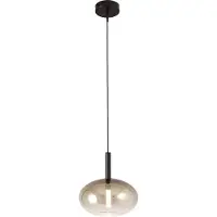 Masterlight Lampe pendante Ø 24cm Lido Onion avec du verre doré qui s’estompe.