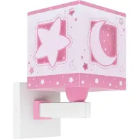 DALBER Applique rose Moonlight pour chambre d'enfant