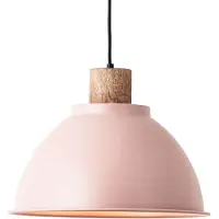 Brilliant Lampe suspendue Erena Ø 38cm rose