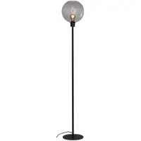 Masterlight Lampadaire en verre Lazise noir