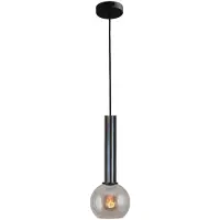 Masterlight Lampe suspendue Ø 15cm Bella 2 Huile tachetée avec verre doré