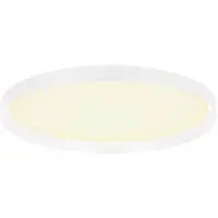 Steinhauer Plafonnier élégant Flady blanc Ø 50cm