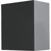 Masterlight Applique Haut - Bas Metallico gris béton
