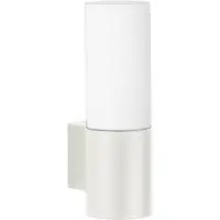 Albert Applique ronde Cyl 33 cm - blanc
