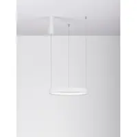 Lyora Suspension ronde Perrine blanc Ø 40cm