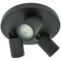Lyora Spot de salle de bain noir Seller - IP44 3 lumières