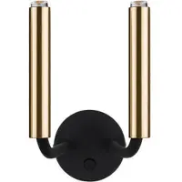 Lyora Applique en or noir Stalactite 2 lumières