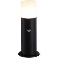 Searchlight Lampe de jardin Colorado 30cm noir avec capteur