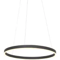 Steinhauer Lampe suspendue LED Ringlux noir
