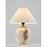 Lyora Lampe de table Lupe Céramiques marbrées