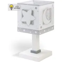 DALBER Lampe de table Moonlight lueur dans le blanc foncé