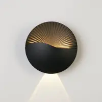 Lyora Applique murale moderne Sunrise noir