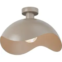 Masterlight Lampe de plafond à design Volta Ø 40 cm - ondulé - sable