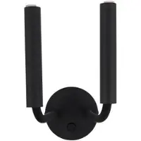 Lyora Applique noire Stalactite 2 lumières