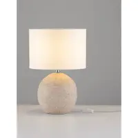 Lyora Lampe de table Nagomi beige avec capuche crème