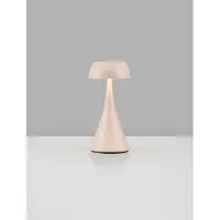Nova Luce Lampe de table Ycro brun sable rechargeable par USB