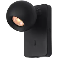 Artdelight Applique murale Bolero Sphère Noir