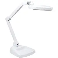 Highlight Lampe de table Loupe loupe blanche