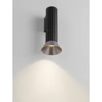 Lyora Spot mural Luvia noir avec bronze