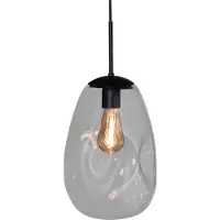 Masterlight Lampe suspendue Lava 1x verre transparent Ø 22,5 cm