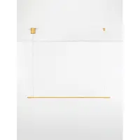 Lyora Suspension élégante Brillia Or 120cm