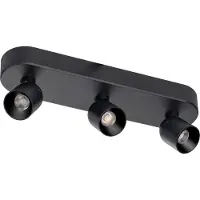 Eth Projecteur de surface à 3 lumières Dennis LED - Noir