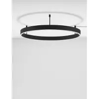 Lyora Plafonnier Motif noir Ø 80cm