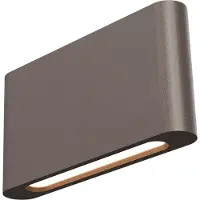 Masterlight Spot mural moderne Atina 20cm de cacao