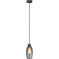 Masterlight Lampe suspendue en verre Olive Ø 12,5 cm - cacao