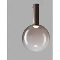 Lyora Suspension Nostos verre marron Ø 30cm