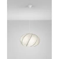 Lyora Suspension Bora blanc Ø 55cm