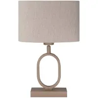 Highlight Lampe de table Verona brun sable
