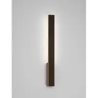 Lyora Applique murale élégante Isos Brun rouille 61cm