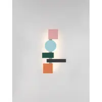 Lyora Applique murale gaie Margot coloré 68,2cm