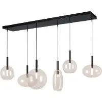 Masterlight Suspension de 6L Lido Ball avec du verre transparent
