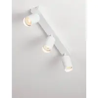 Lyora Spot de plafond Reig 3 lumières blanc