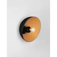 Lyora Applique murale design Onia noir avec or