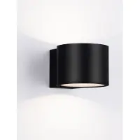 Nova Luce Spot mural design Beta Haut et bas noir