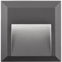 Lyora Applique murale carrée Pulsar gris